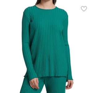 Simon Miller Rib long sleeves top in oasis color, Bluish. Size L. Perfect condit